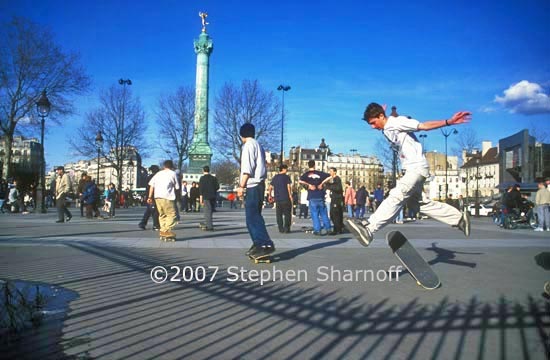 paris skateboarders graphic