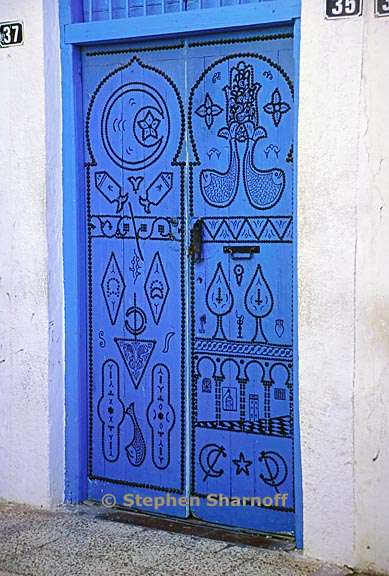 blue doors graphic